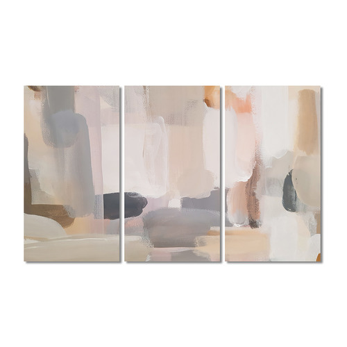 Desert Neutrals Framed Canvas Wall Art Triptych