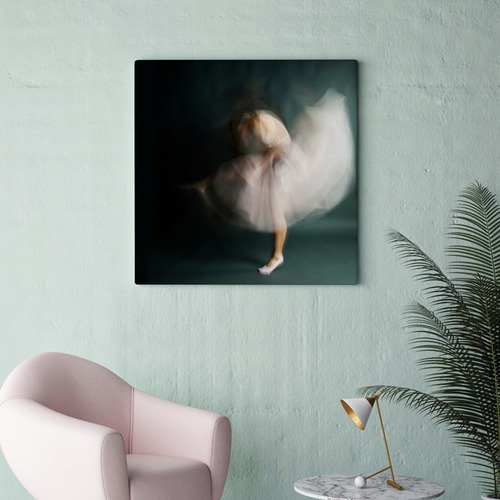 The Softest Strength Ballerina Canvas Wall Art