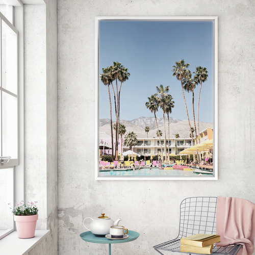 A La Mode Studio Palm Springs Canvas Wall Art | Temple & Webster