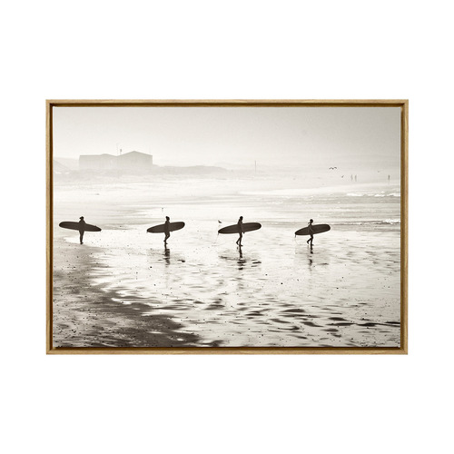 Living the Life Framed Canvas Wall Art