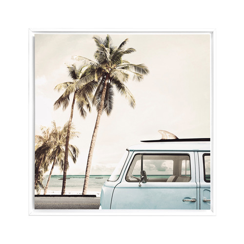 Van Life Framed Canvas Wall Art