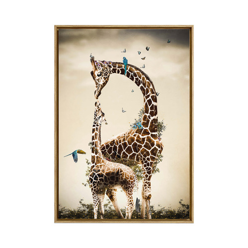 Maternal Framed Canvas Wall Art