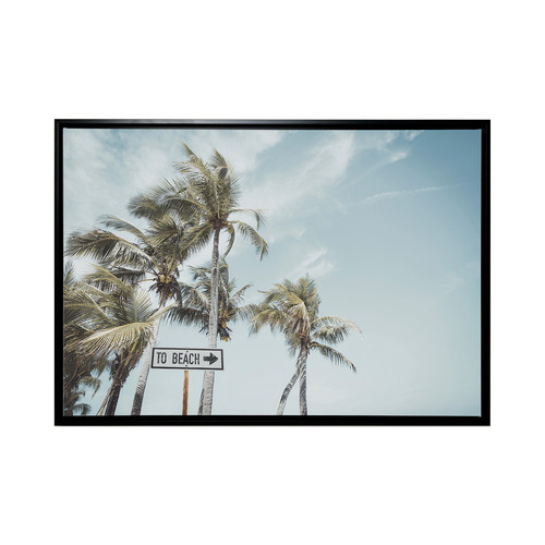 The Only Way Framed Canvas Wall Art