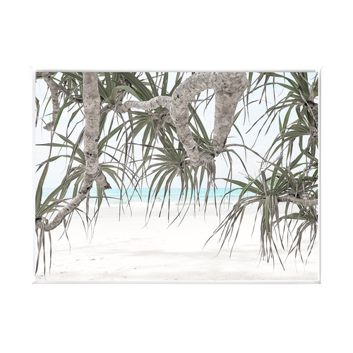 Pandanus II Framed Canvas Wall Art