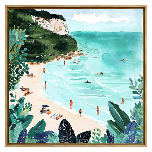 Never Ending Summer Framed Canvas Wall Art