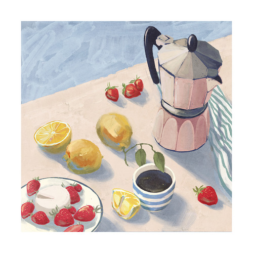 Caffettiera Canvas Wall Art