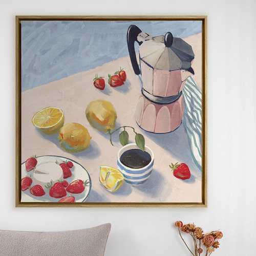 Caffettiera Canvas Wall Art