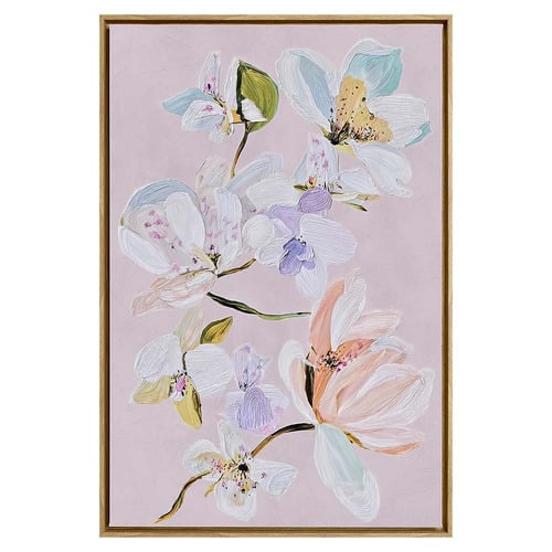 Petal Serenade II Canvas Wall Art