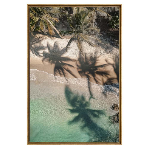 Palm Mirage Canvas Wall Art