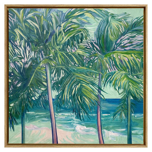 Beach Canopy Canvas Wall Art