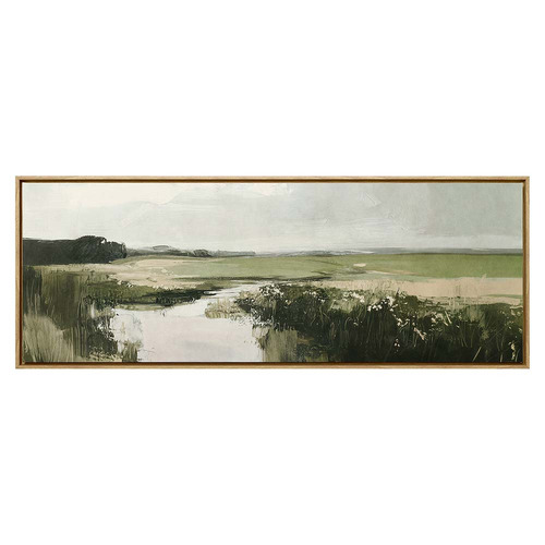 Meadow Whispers II Framed Canvas Wall Art