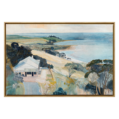 House on the Bay Canvas Wall Art