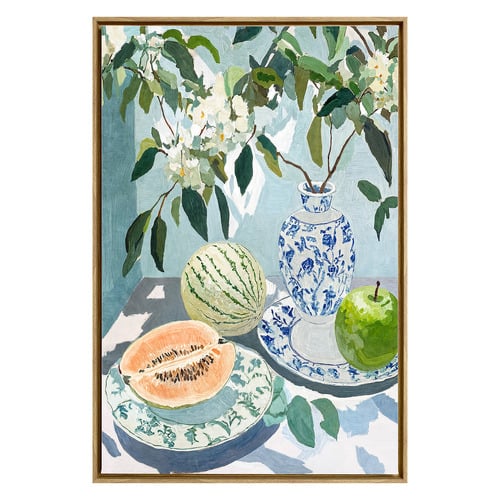 Breakfast Still Life Canvas Wall Art