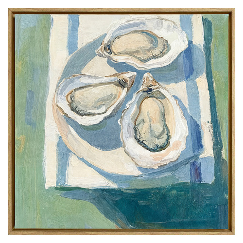 Oyster Hour Canvas Wall Art