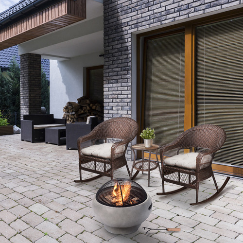 Round Stone Fire Pit