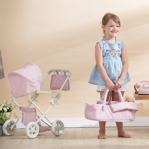 Olivia's Little World Princess Deluxe Baby Doll Stroller