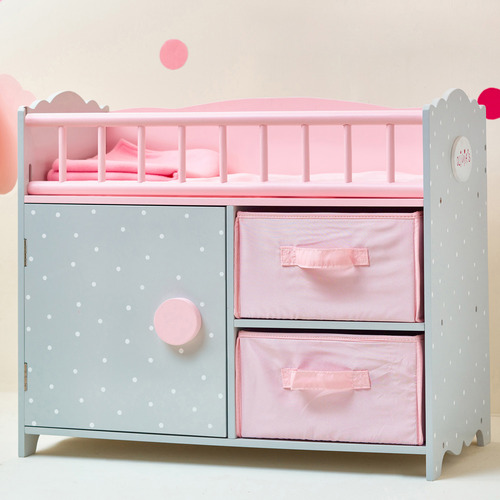 Shanon Polka Dots Baby Doll Crib
