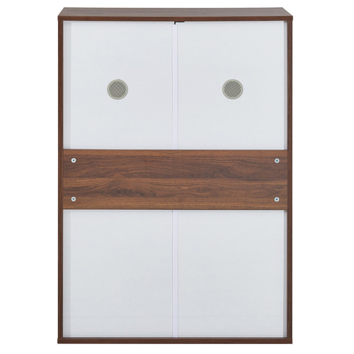 Walnut Brown Etienne Shoe Cabinet