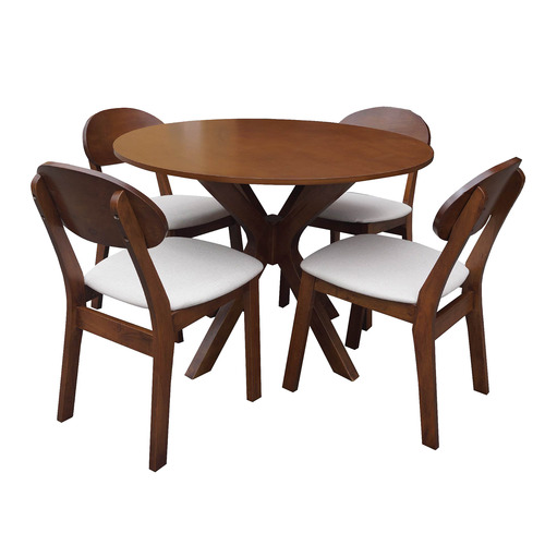 Mikasa Furniture 4 Seater Preston Dining Table & Chair Set Temple