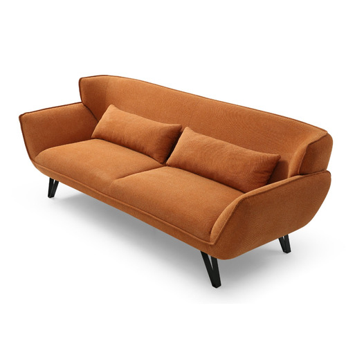 Brown Cyrus 3 Seater Sofa