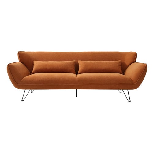 Brown Cyrus 3 Seater Sofa