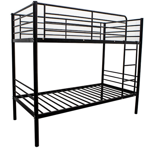 Mikasa Furniture Black Urban Metal Bunk Bed | Temple & Webster