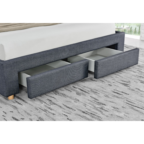 Ishtar Bed Frame & 4 Drawer Storage