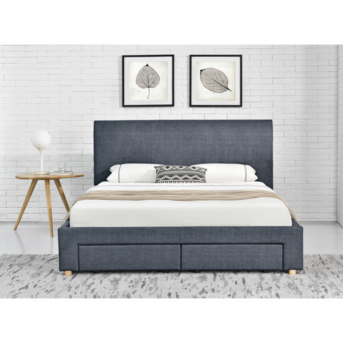 Ishtar Bed Frame & 4 Drawer Storage