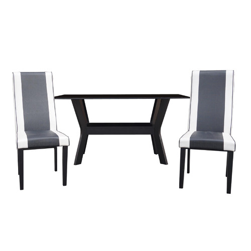 Estelle Glass-Top Dining Table