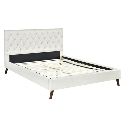 Orly Upholstered Platform Bed | Temple & Webster