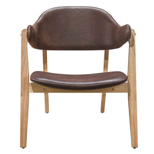 Arsby Faux Leather Armchairs