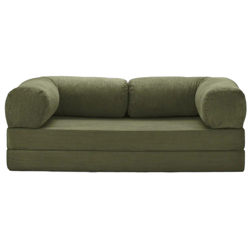 Kiran 3 Seater Double Corduroy Sofa Bed