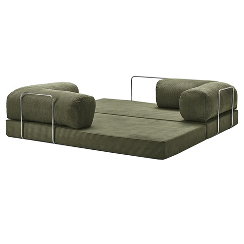Kiran 3 Seater Double Corduroy Sofa Bed