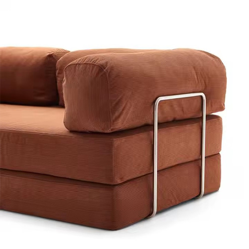 Kiran 3 Seater Double Corduroy Sofa Bed