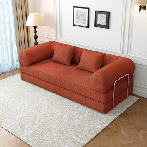 Kiran 3 Seater Double Corduroy Sofa Bed