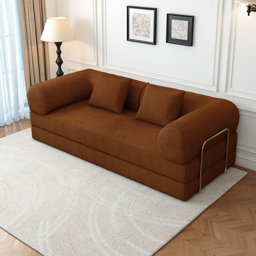 Kiran 3 Seater Double Corduroy Sofa Bed