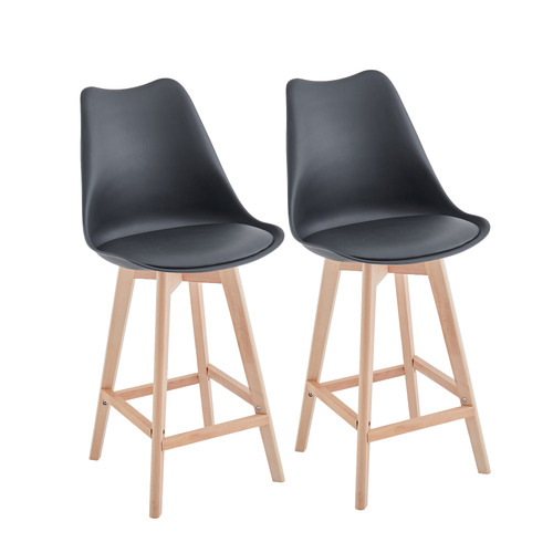 66.5cm Daphne Beech Wood Bar Stools