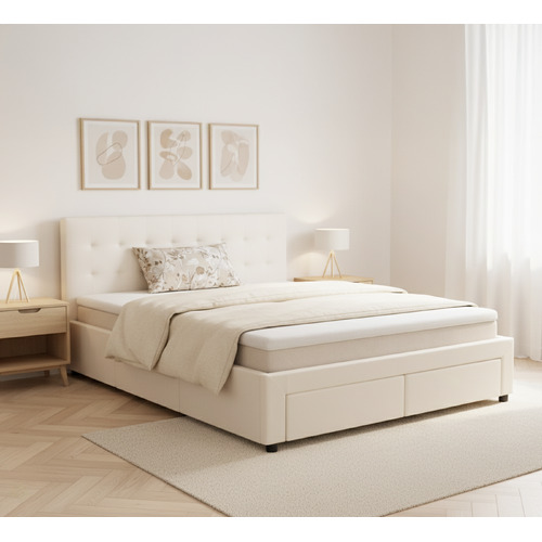 June-Faux-Leather-Bed-Frame-with-4-Drawers