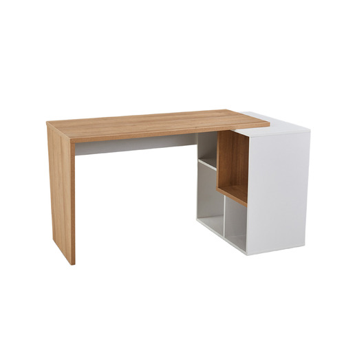Walnut & White Torri Study Desk