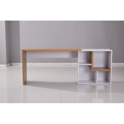 Walnut & White Torri Study Desk