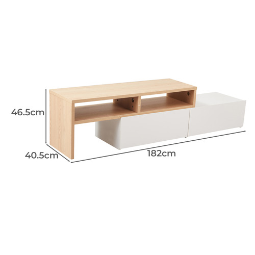 Jayda 2 Drawer Extendable TV Unit