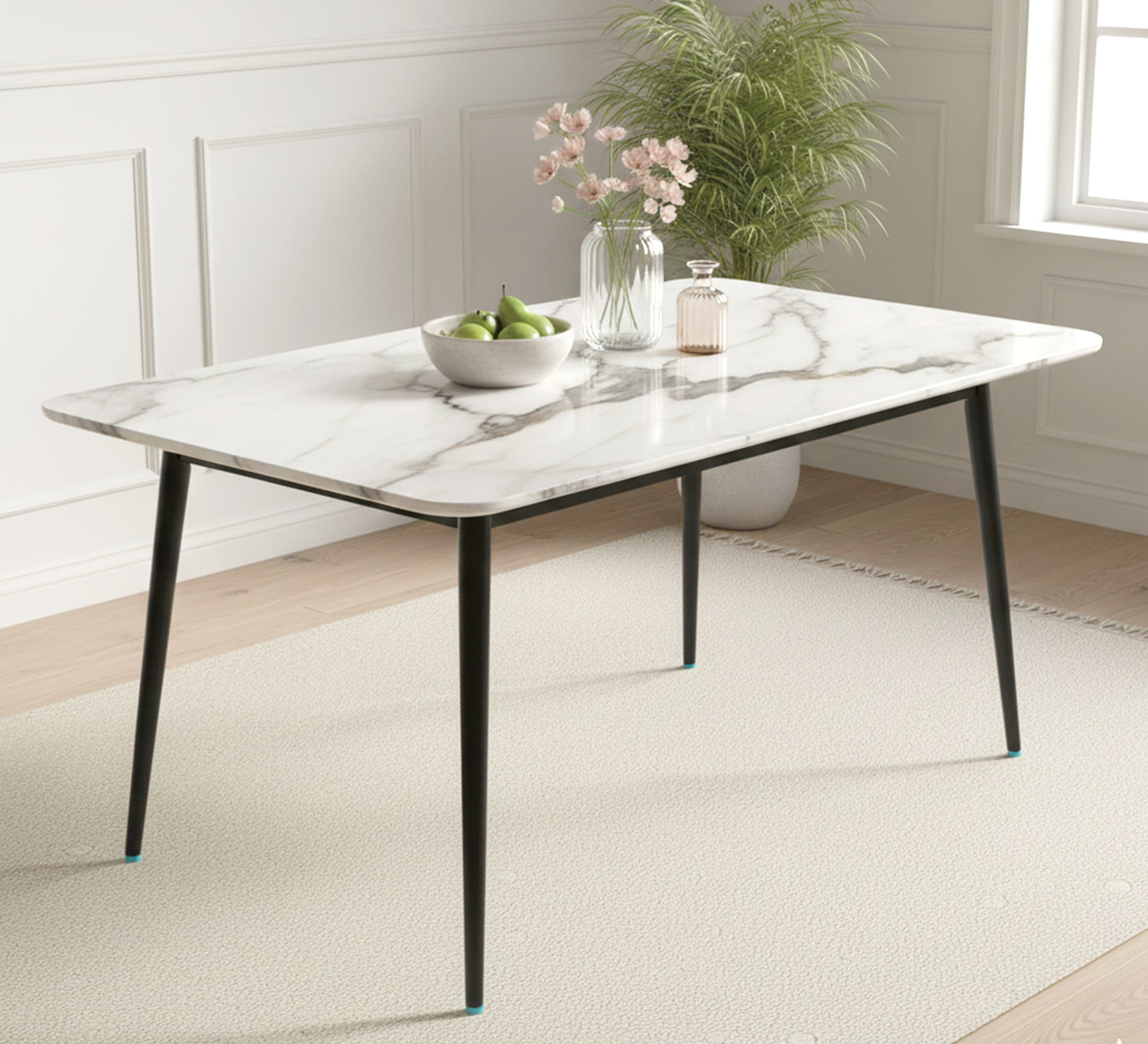 Injoe Marble-Look Dining Table