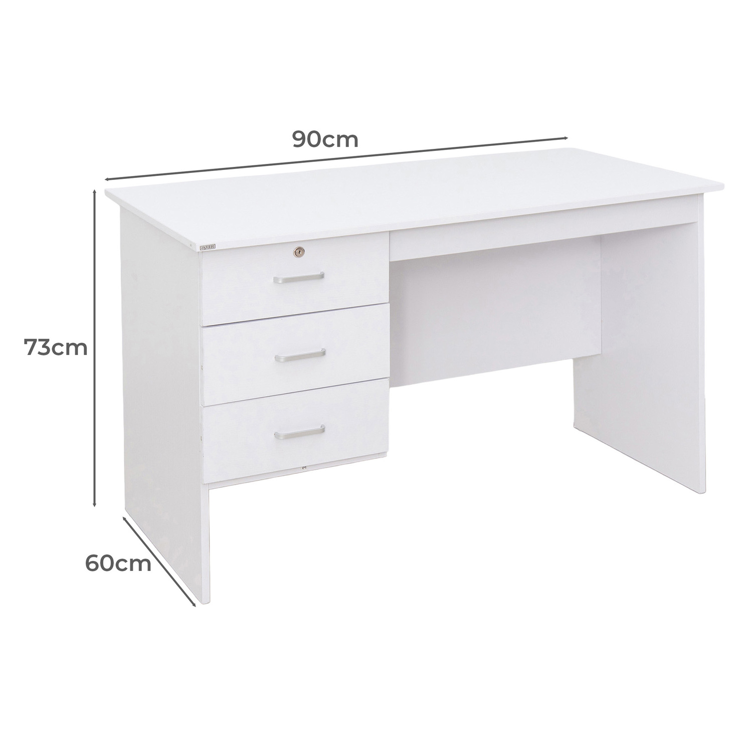 Iluka 3 Drawer Study Desk
