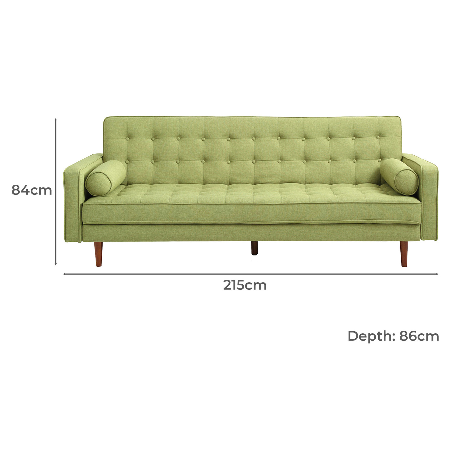 Fabric Amelia 3 Seater Sofa Bed