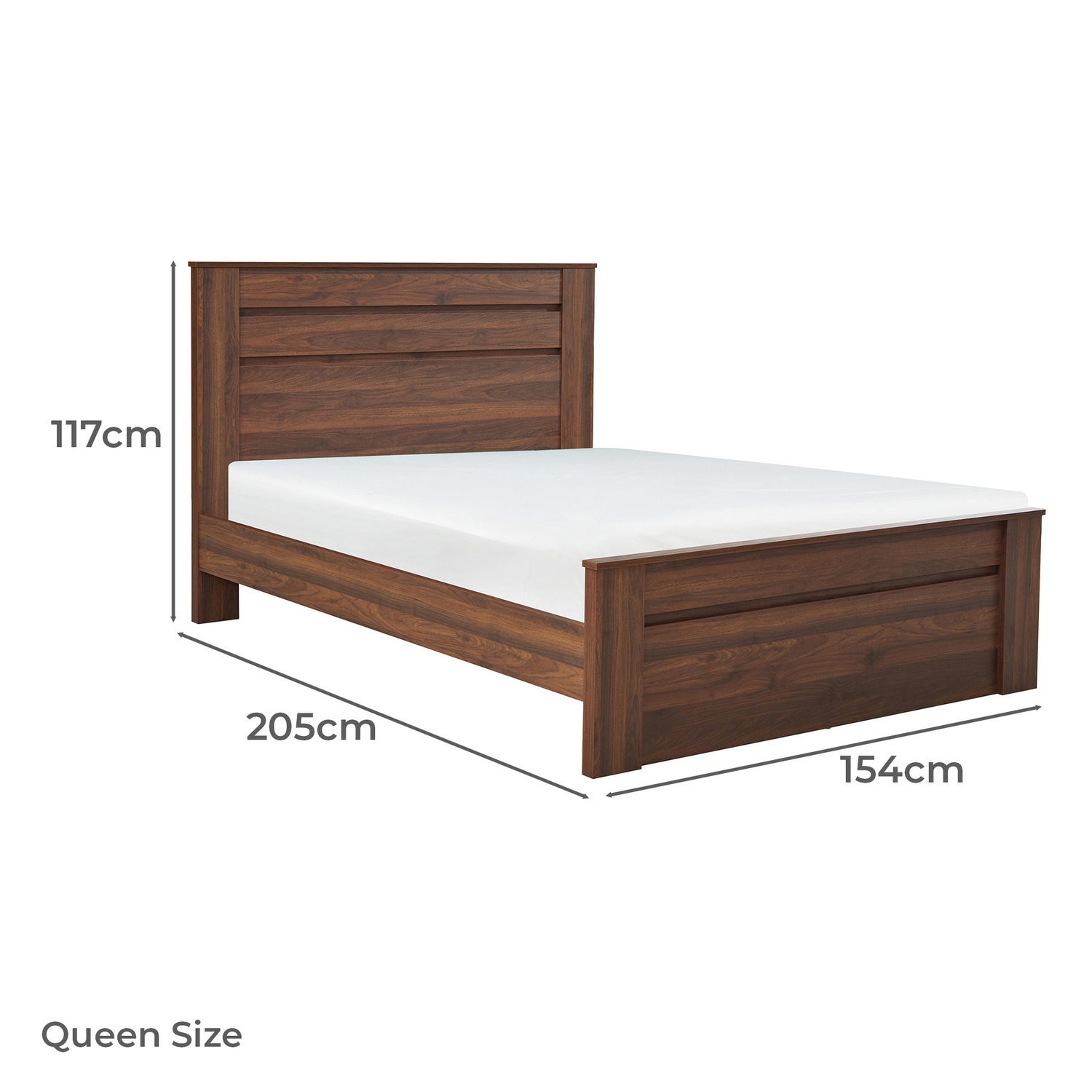 Walnut Maddington Bed Frame