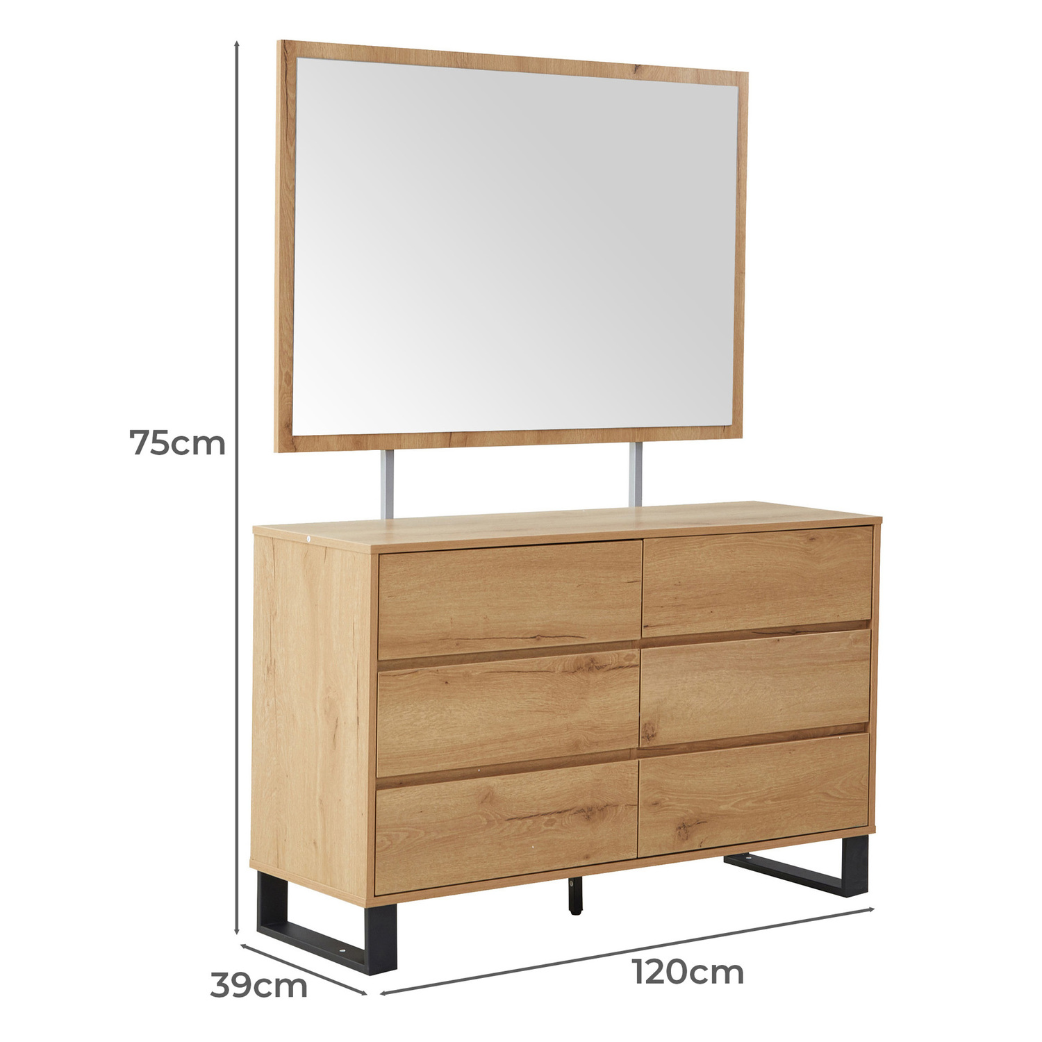 Chantria Dresser with Mirror