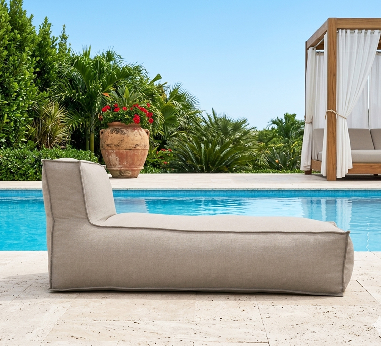 Kelsey Upholstered Sun Lounge