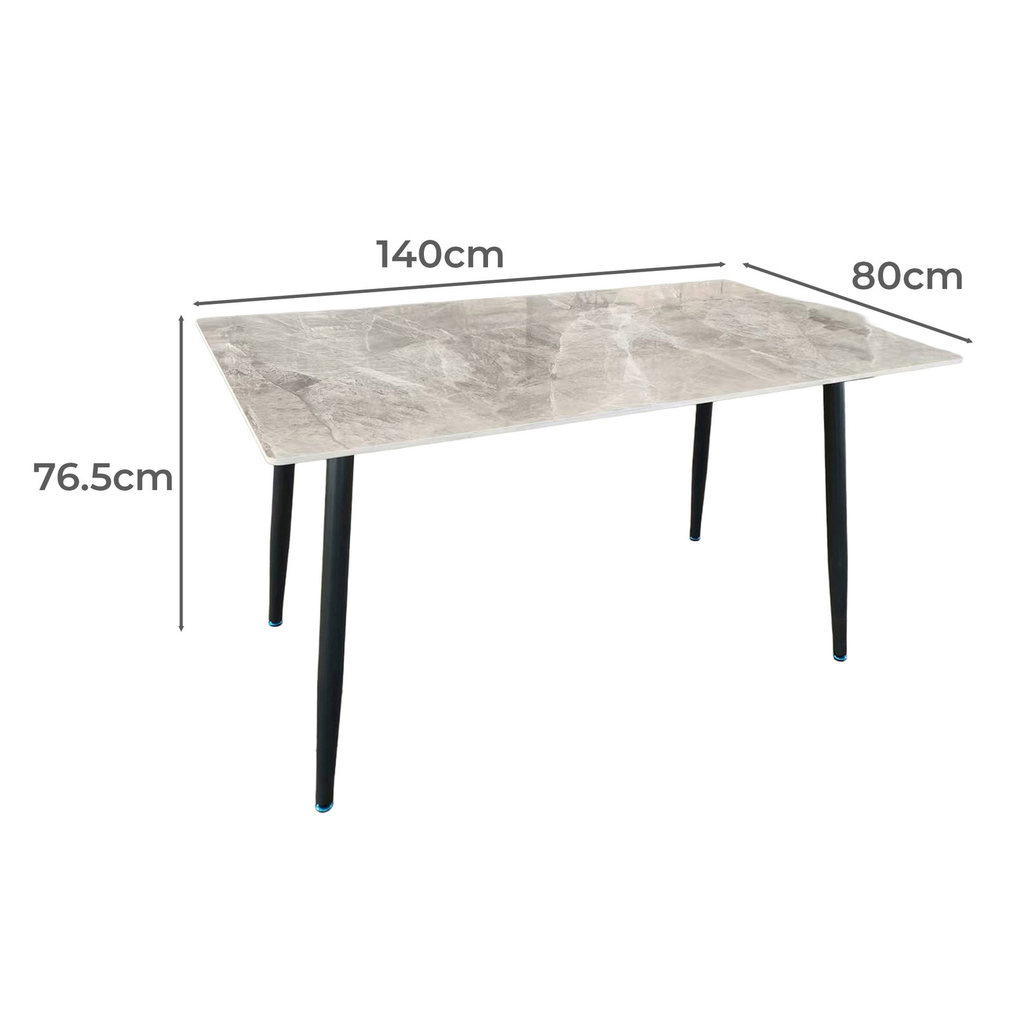 Ildar Marble-Look Dining Table
