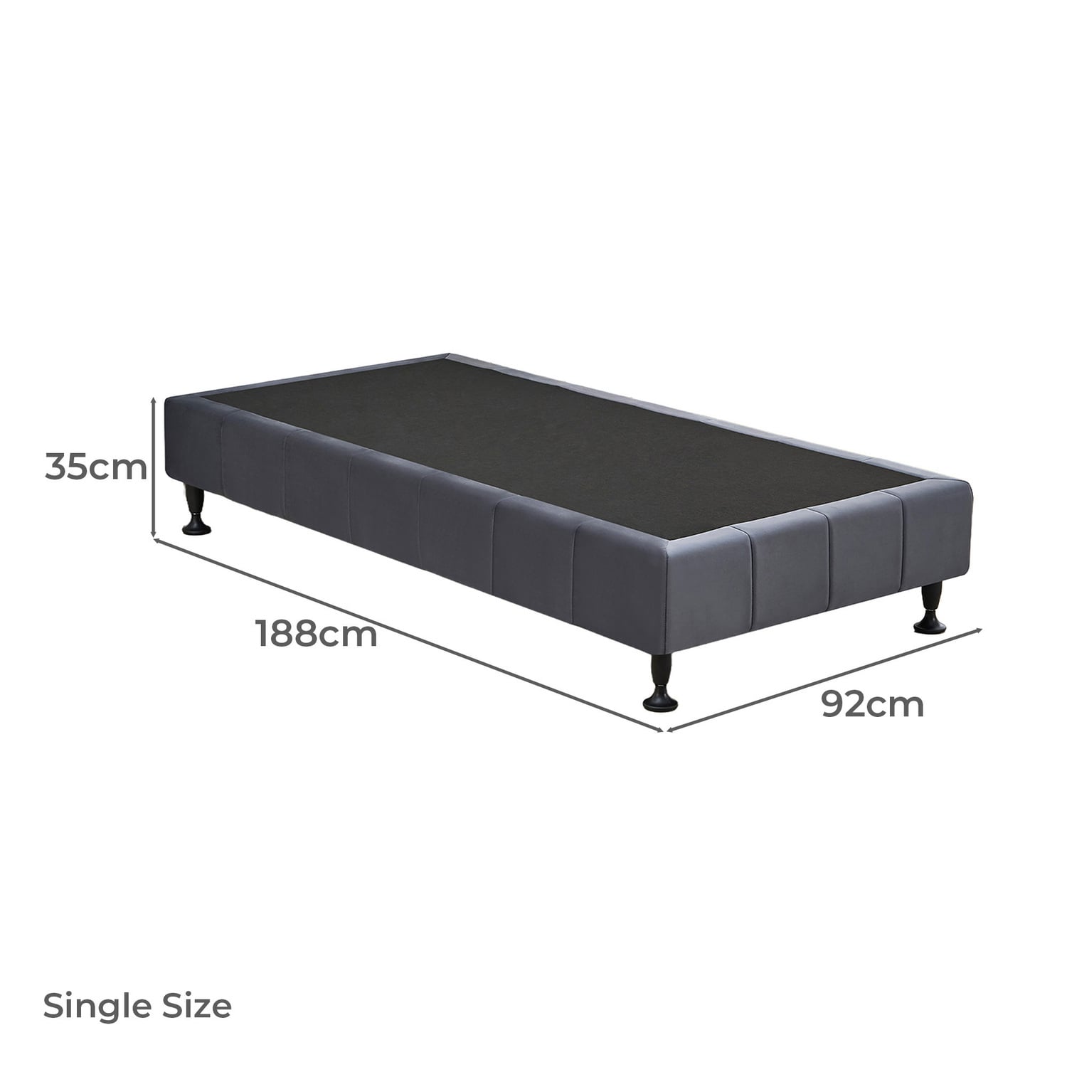 Selwyn Velvet Bed Base
