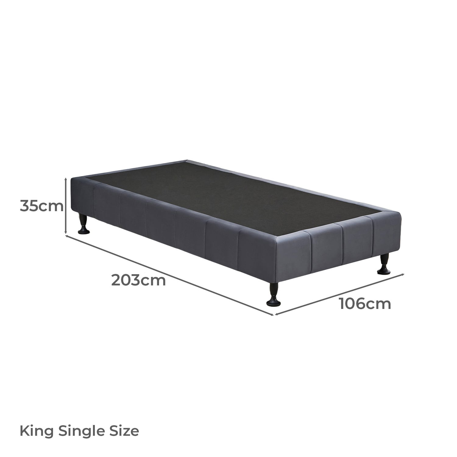Selwyn Velvet Bed Base